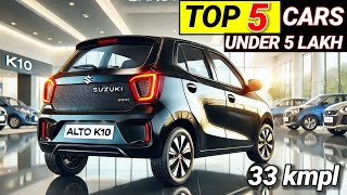 Top 5 Cars Under 5 Lakh Budget In India 2024  Best Car Under 5 Lakh [upl. by Ymmot]