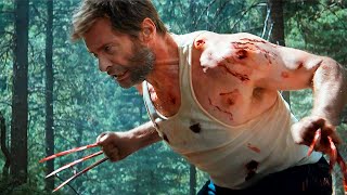 Wolverines Berserker Rage  Forest Fight Scene  Logan 2017 Movie Clip HD [upl. by Sib]