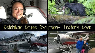 Traitors Cove Bear Viewing  Ketchikan Cruise Excursion with Island Wings Air Service [upl. by Milly]