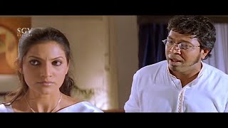 Boss Blackmailing Bhavana to Bed  Wrong Number Part5  Kannada Movie [upl. by Merilyn]