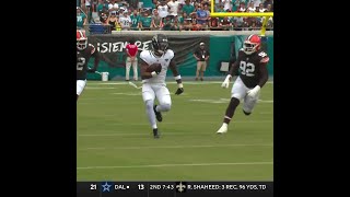 Travis Etienne rushes for a 20yard Gain vs Cleveland Browns [upl. by Illom408]