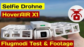 HoverAir X1 Drohne Flugtest Test der KAMERADROHNE Flugmodi Footage amp Ersteindruck der Hover X1 [upl. by Eiliab311]