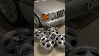 Ronal R16 vs R18 AMG w140 amg mercedes mercedesbenz w140club s600 v12 wheels v12 brabus [upl. by Nehtanhoj]