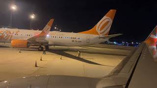 Decolagem noturna no Santos Dumont Rio de Janeiro SDUSBRJ no Boeing 737700 da Gol  PRGEJ [upl. by Kahler]