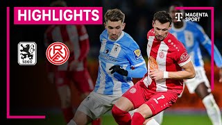 TSV 1860 München  RW Essen  Highlights 3 Liga  MAGENTA SPORT [upl. by Koal]