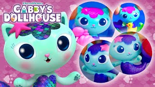 Gabby amp MerCats Magical Mermaid Marathon  GABBYS DOLLHOUSE TOY PLAY ADVENTURES [upl. by Gnouhc]