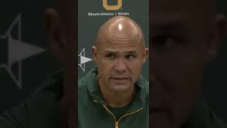 BAYLOR COACH quotITS SOMETHING IVE NEVER SEENquot [upl. by Kolodgie748]