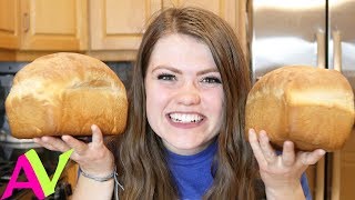 Audrey Tries BAKING BREAD For The First Time  Aud Vlogs [upl. by Katti]