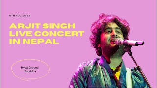 ARJIT SINGH FULL LIVE CONCERT IN NEPAL  SINGING NEPALI SONG [upl. by Drobman]