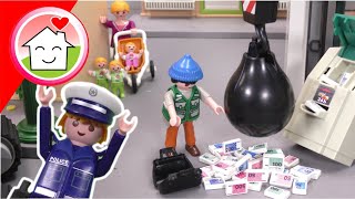 Playmobil Polizei Familie Hauser  Kommissar Overbeck und die Abrissbirne  Kinderfilm [upl. by Conger]