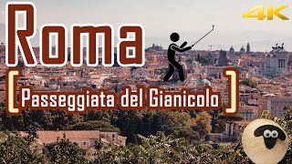 Passeggiata del Gianicolo Roma [upl. by Nytsud]