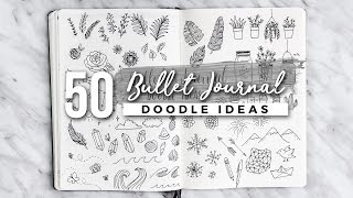 50 Bullet Journal Doodle Ideas  The ULTIMATE Guide [upl. by Naro]