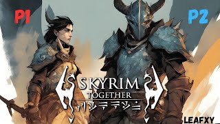 Skyrim Reborn Together  With Friends Pt1 [upl. by Olleina118]