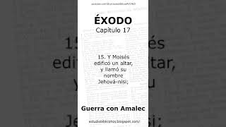 📖 Éx 171316 Guerra con Amalec Audio y lectura [upl. by Gosnell]