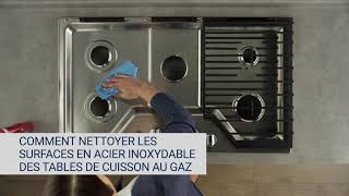 Comment nettoyer les surfaces de cuisson au gaz et plaques chauffantes Whirlpool® [upl. by Anawek661]