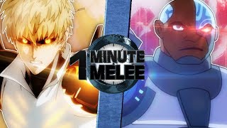 Genos vs Cyborg One Punch Man vs Teen Titans  One Minute Melee S6 EP6 [upl. by Rexana196]