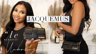 MY NEW FALL PURSE  JACQUEMUS LE BAMBINO UNBOXING amp REVIEW 2022 jacquemus purse unboxing [upl. by Papotto409]