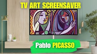 Pablo PICASSO Art Slideshow for Your TV  Famous Paintings Screensaver 2 Hours No Sound [upl. by Deacon634]