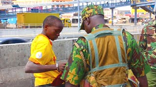 Youngest Gen Z Protesting at JKIA Arrested🚨 maandamano [upl. by Asseneg]