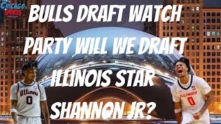 Bulls Draft Watch Party  Will we Draft Illinois Star Terrence Shannon Jr [upl. by Oilicec]