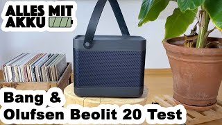 Bang amp Olufsen Beolit 20 Bluetooth Lautsprecher Test  Alles mit Akku [upl. by Ignazio]