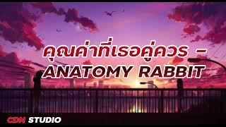 คุณค่าที่เธอคู่ควร ANATOMY RABBIT เนื้อเพลง [upl. by Coppins632]