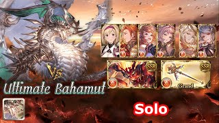 GBF Super Ultimate Bahamut 20 Fire Solo [upl. by Oreves]