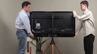 How to Install Easel Studio TV Floor Stand FS12 46F [upl. by Buffo]