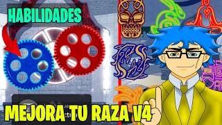 COMO DESPERTAR TU RAZA V4 AL FULL  GUÍA DE LAS TRIALS Y LOS ENTRENAMIENTOS BLOX FRUITS [upl. by Kallman]