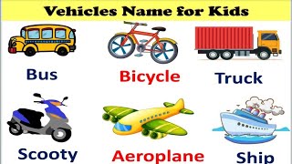 Transport Vehicle Name In English with pictures Vehicles Name Viral Transport Name [upl. by Sinnoda]