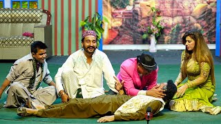 Gudu Kamal With Amjad Rana amp Eman Malik  Best Punjabi Stage Drama Clip  New Pakistani Comedy 2024 [upl. by Layman]