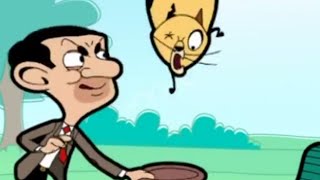 Flying Cat  Mr Bean Official Cartoon [upl. by Allenotna]