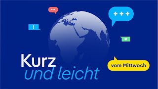 Deutsch lernen mit Videos  Kurz und leicht vom 30102024 mit deutschen Untertiteln [upl. by Noitsirhc]