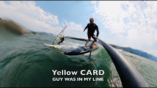 Flight cancelled but ideal downwind SUP foil conditions [upl. by Ruy]