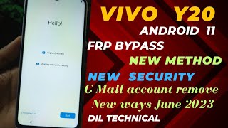 Vivo Y20 Frp bypass Android 11 New method 2023 [upl. by Redle]