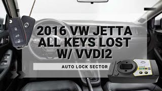 2016 Volkswagen Jetta All Keys Lost PROX with VVDI2 [upl. by Rothenberg]