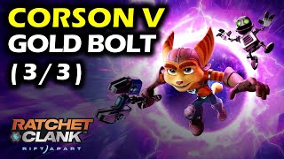 Corson V Gold Bolt Locations  Ratchet and Clank Rift Apart Collectibles Guide  Corson 5 [upl. by Gilges]