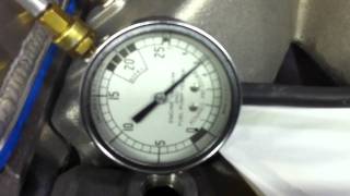 Racing Engine Vacuum Pump Crankcase Leak Down Test [upl. by Mannie530]