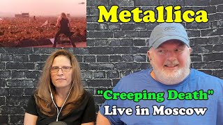 Reaction to Metallica quotCreeping Deathquot Live in Moscow 1991 [upl. by Suinotna]