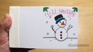 ¡FELIZ NAVIDAD  Flipbook  Folioscopio [upl. by Laitselec]