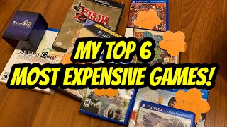 My Top 6 Most Expensive Games [upl. by Jet]