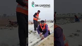 Din Gardens Faisalabad  Development Update [upl. by Anivid]