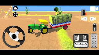 JOHN DEERE 5045 D TRACTOR 45 HP STUNT 💚tractorlover viralvideo 2024 [upl. by Sara]