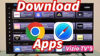 Vizio Smart TVS How To Use Google Browser Download Apps [upl. by Mabelle128]