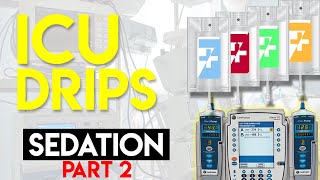 Sedation in ICU Patients Part 2  ICU Drips [upl. by Lorene]