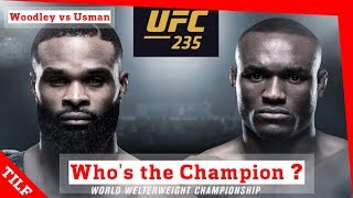 Woodley vs Usman  The Epic Welterweight Fight [upl. by Solenne515]