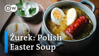 How traditional Zurek soup is made in Poland [upl. by Asirram831]