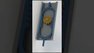 RECIPROCATING RACK AND PINION GEAR MECHANISM  MOTION STUDY  SOLIDWORKS [upl. by Savina]