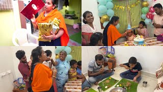 Birthday Celebration  இப்படி எல்லாரும் சேந்து Celebrate பண்ற சந்தோசமே வேற  MrsAbi [upl. by Nivag698]