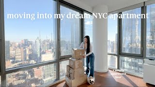 moving into my dream NYC apartment empty apartment tour amp living alone [upl. by Ecirtaemed135]